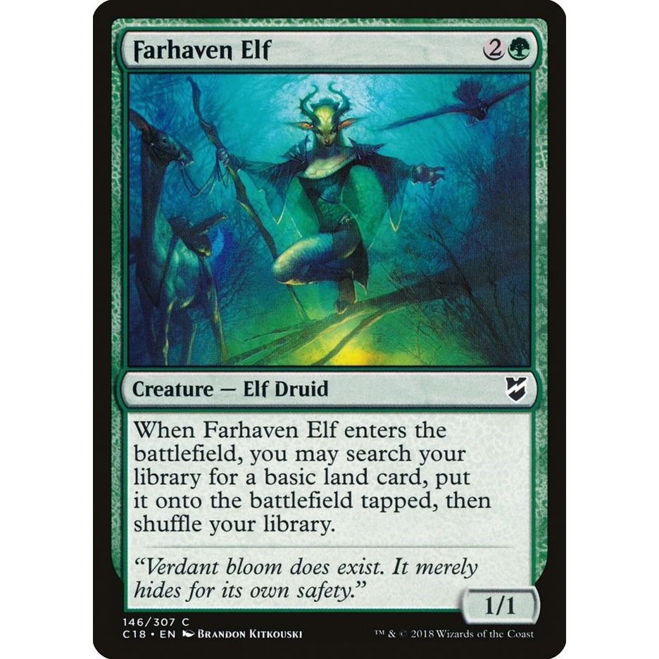 Image for Farhaven Elf (146) (C18) - Magic: The Gathering