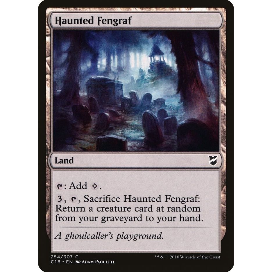 Image for Haunted Fengraf (254) (C18) - Magic: The Gathering