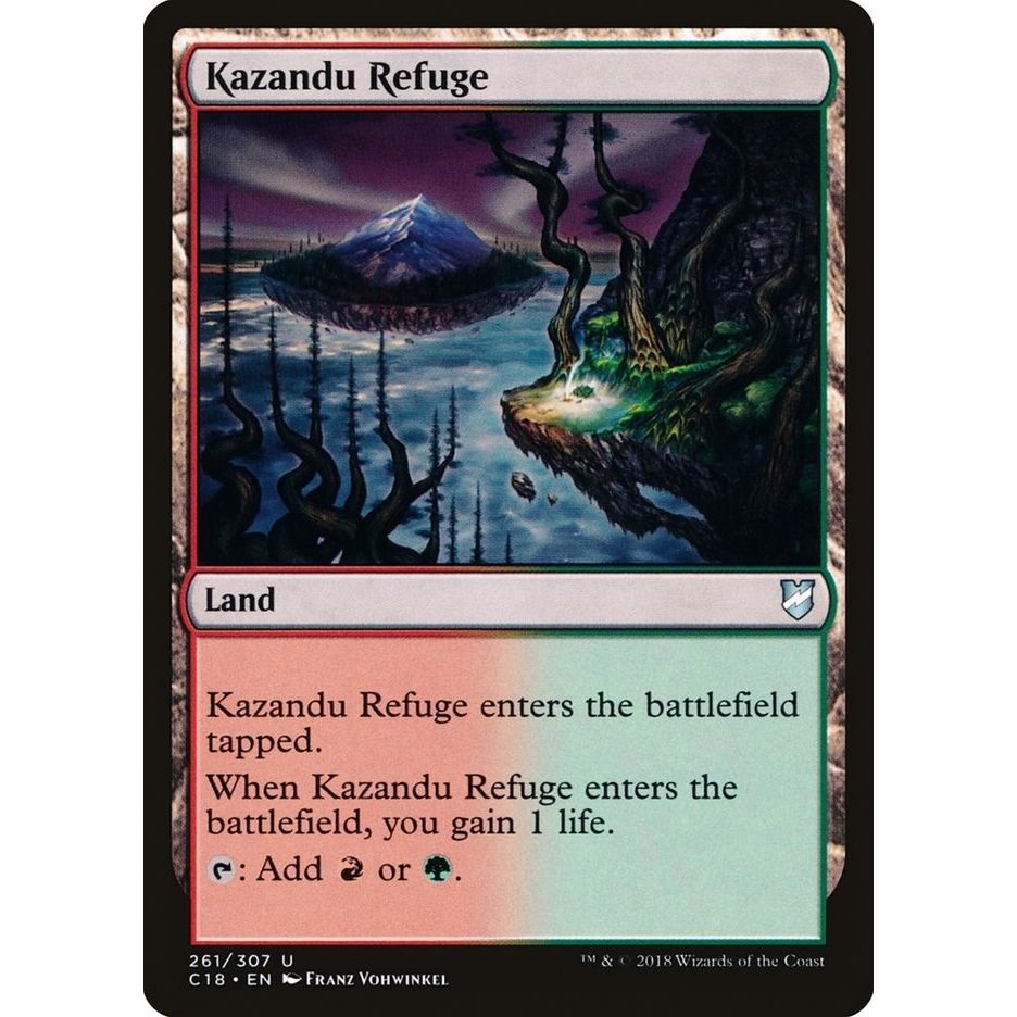 Image for Kazandu Refuge (261) (C18) - Magic: The Gathering