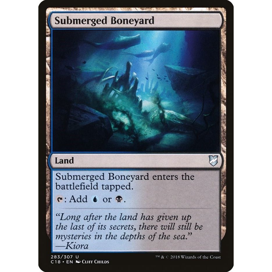 Image for Submerged Boneyard (283) (C18) - Magic: The Gathering
