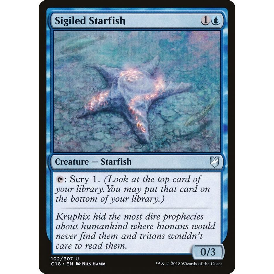 Image for Sigiled Starfish (102) (C18) - Magic: The Gathering
