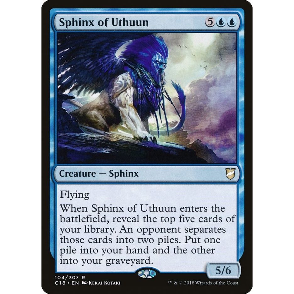 Image for Sphinx of Uthuun (104) (C18) - Magic: The Gathering