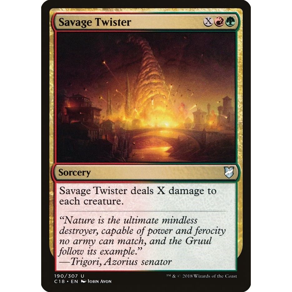 Image for Savage Twister (190) (C18) - Magic: The Gathering