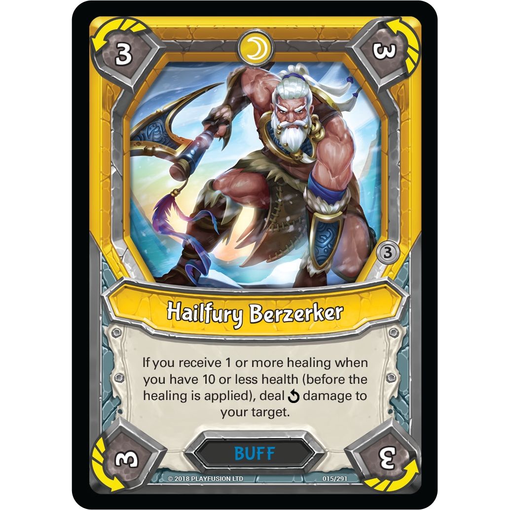 Image for Hailfury Berzerker (Unclaimed) (15) (KIN) - Lightseekers TCG