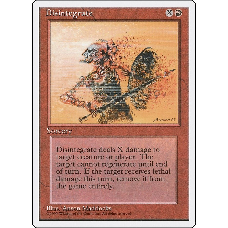 Image for Disintegrate (203) (4ED) - Magic: The Gathering