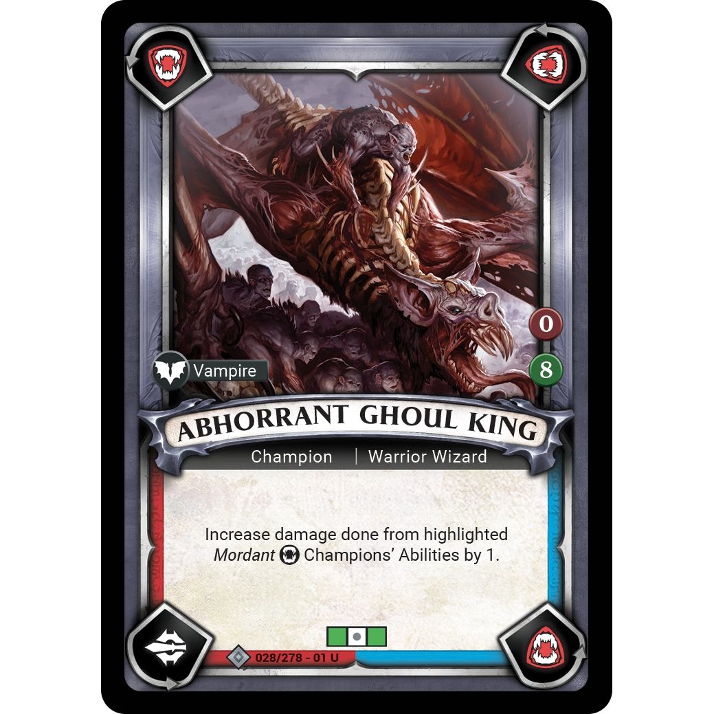 Image for Abhorrant Ghoul King (Unclaimed) (028/278) (WHAOSC) - Warhammer Age of Sigmar Champions TCG