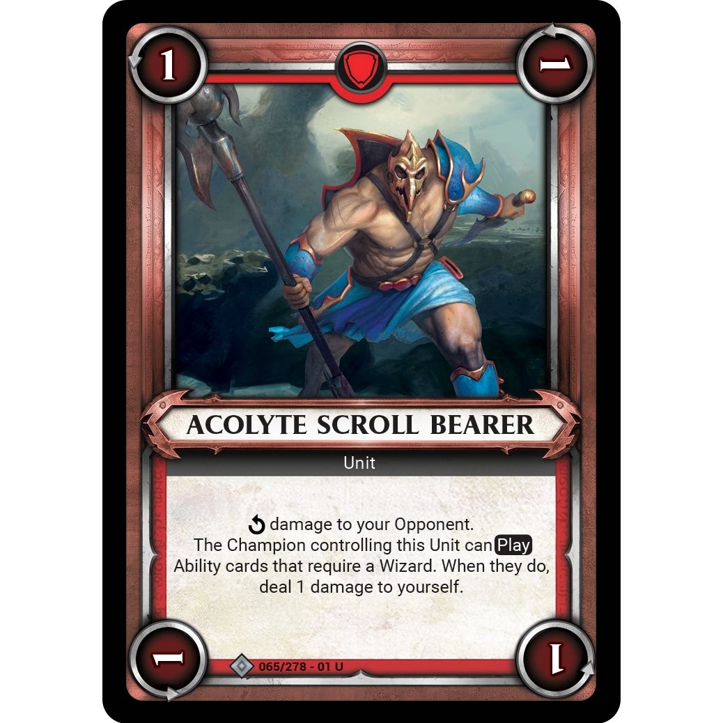 Image for Acolyte Scroll Bearer (Unclaimed) (065/278) (WHAOSC) - Warhammer Age of Sigmar Champions TCG