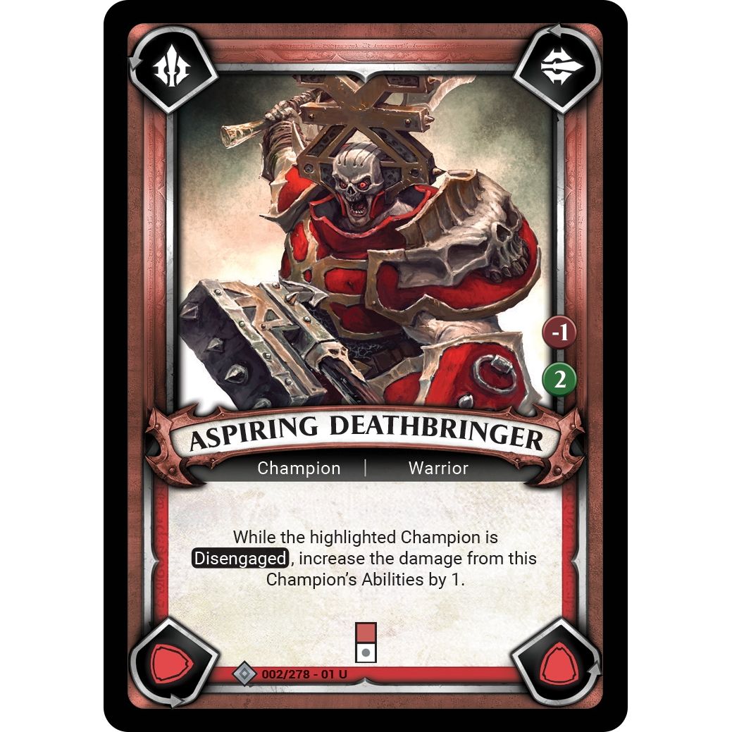 Image for Aspiring Deathbringer (Claimed) (002/278) (WHAOSC) - Warhammer Age of Sigmar Champions TCG