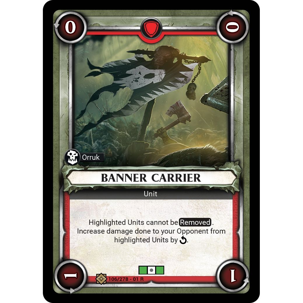 Image for Banner Carrier (Unclaimed) (106/278) (WHAOSC) - Warhammer Age of Sigmar Champions TCG