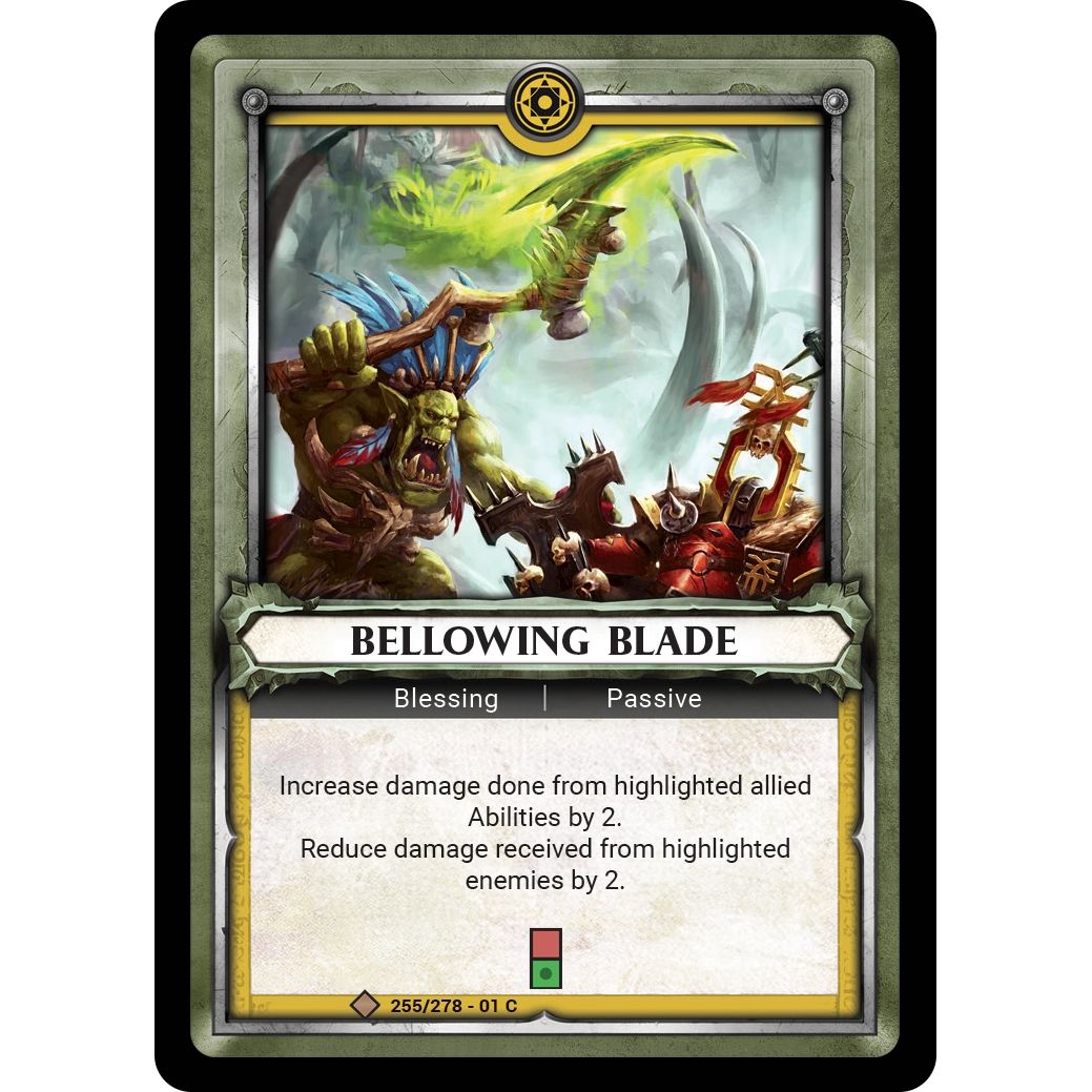 Image for Bellowing Blade (Claimed) (255/278) (WHAOSC) - Warhammer Age of Sigmar Champions TCG
