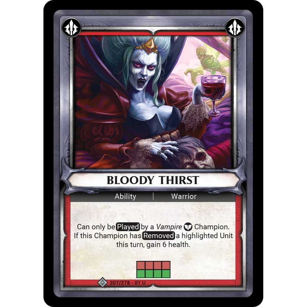 Image for Bloody Thirst (Unclaimed) (207/278) (WHAOSC) - Warhammer Age of Sigmar Champions TCG