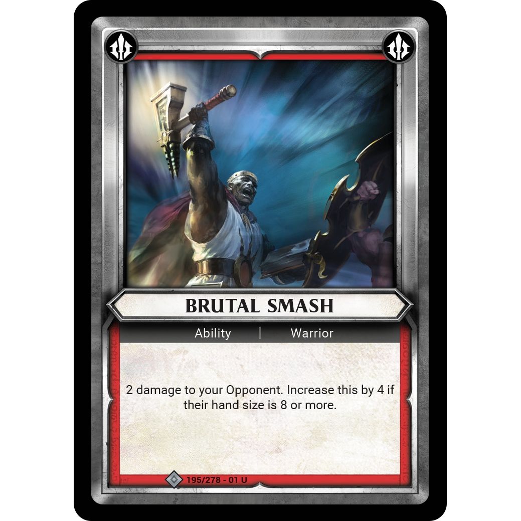 Image for Brutal Smash (Unclaimed) (195/278) (WHAOSC) - Warhammer Age of Sigmar Champions TCG