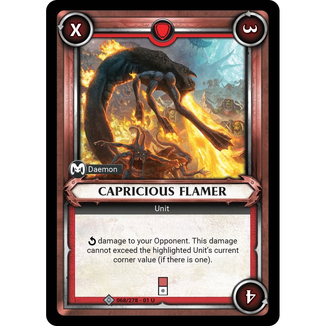 Image for Capricious Flamer (Unclaimed) (068/278) (WHAOSC) - Warhammer Age of Sigmar Champions TCG