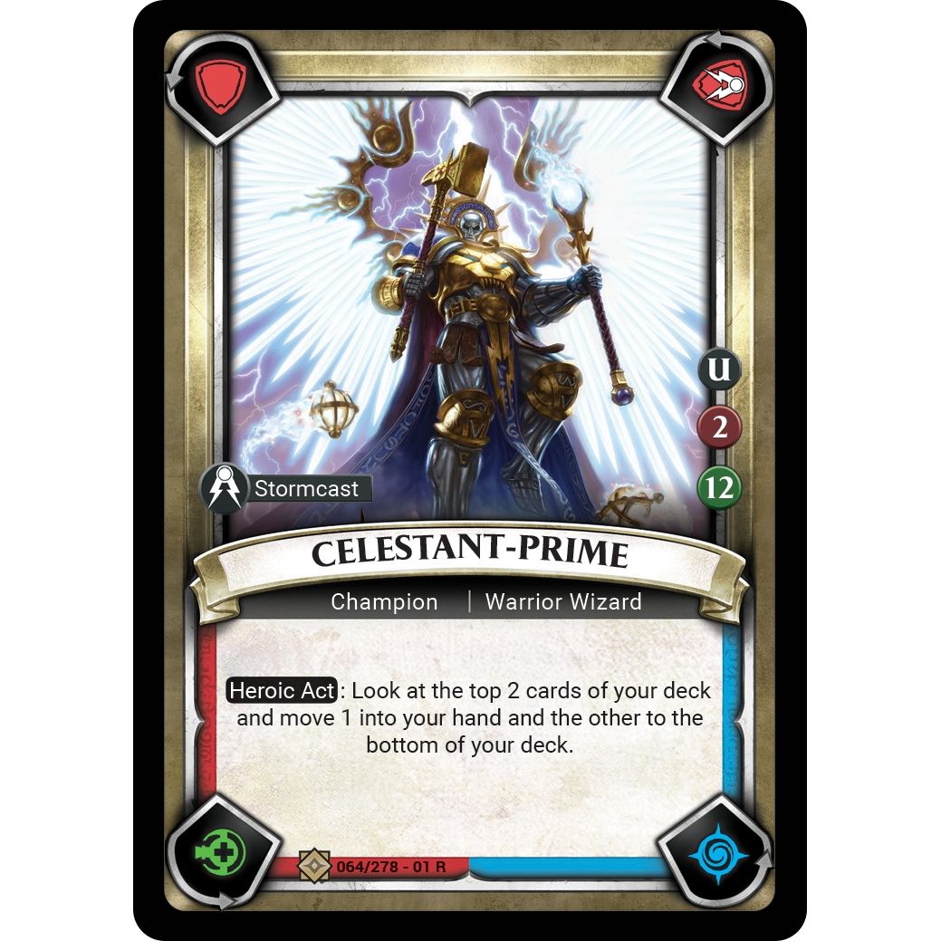 Image for Celestant-Prime (Unclaimed) (064/278) (WHAOSC) - Warhammer Age of Sigmar Champions TCG