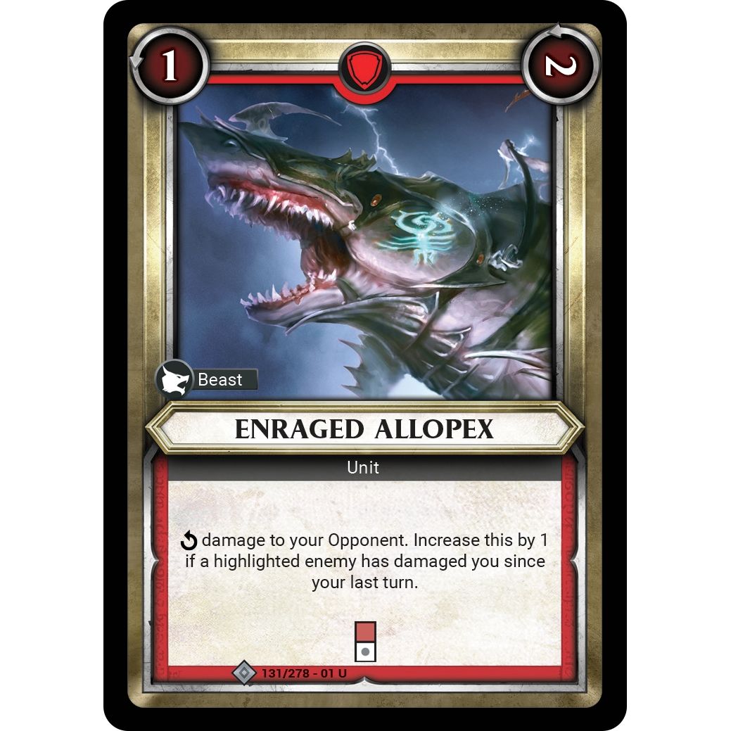 Image for Enraged Allopex (Claimed) (131/278) (WHAOSC) - Warhammer Age of Sigmar Champions TCG