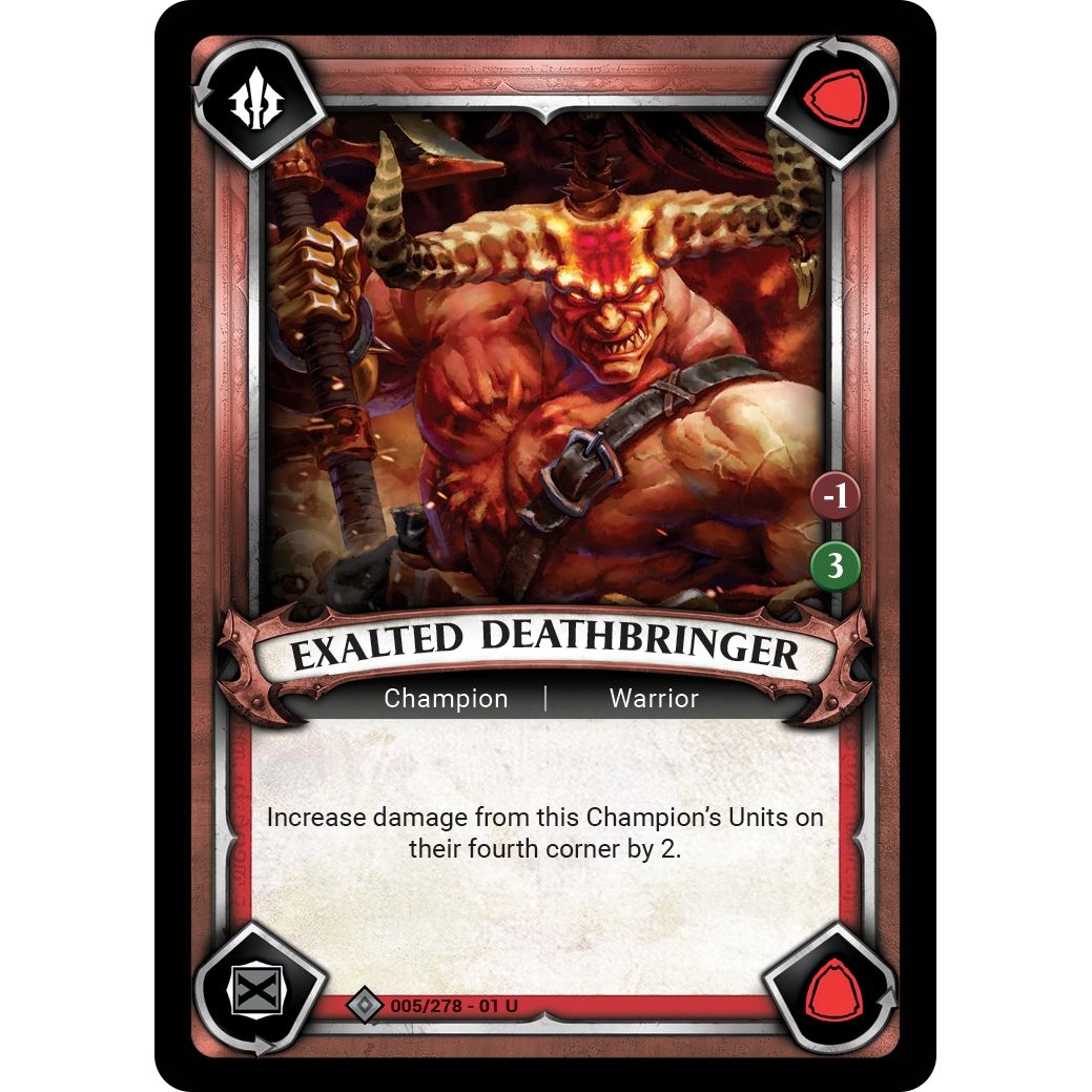 Image for Exalted Deathbringer (Unclaimed) (005/278) (WHAOSC) - Warhammer Age of Sigmar Champions TCG