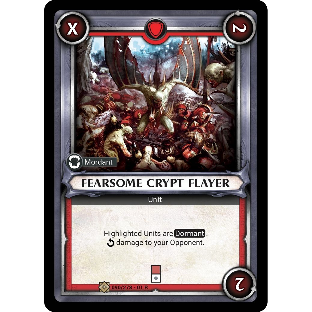 Image for Fearsome Crypt Flayer (Unclaimed) (090/278) (WHAOSC) - Warhammer Age of Sigmar Champions TCG