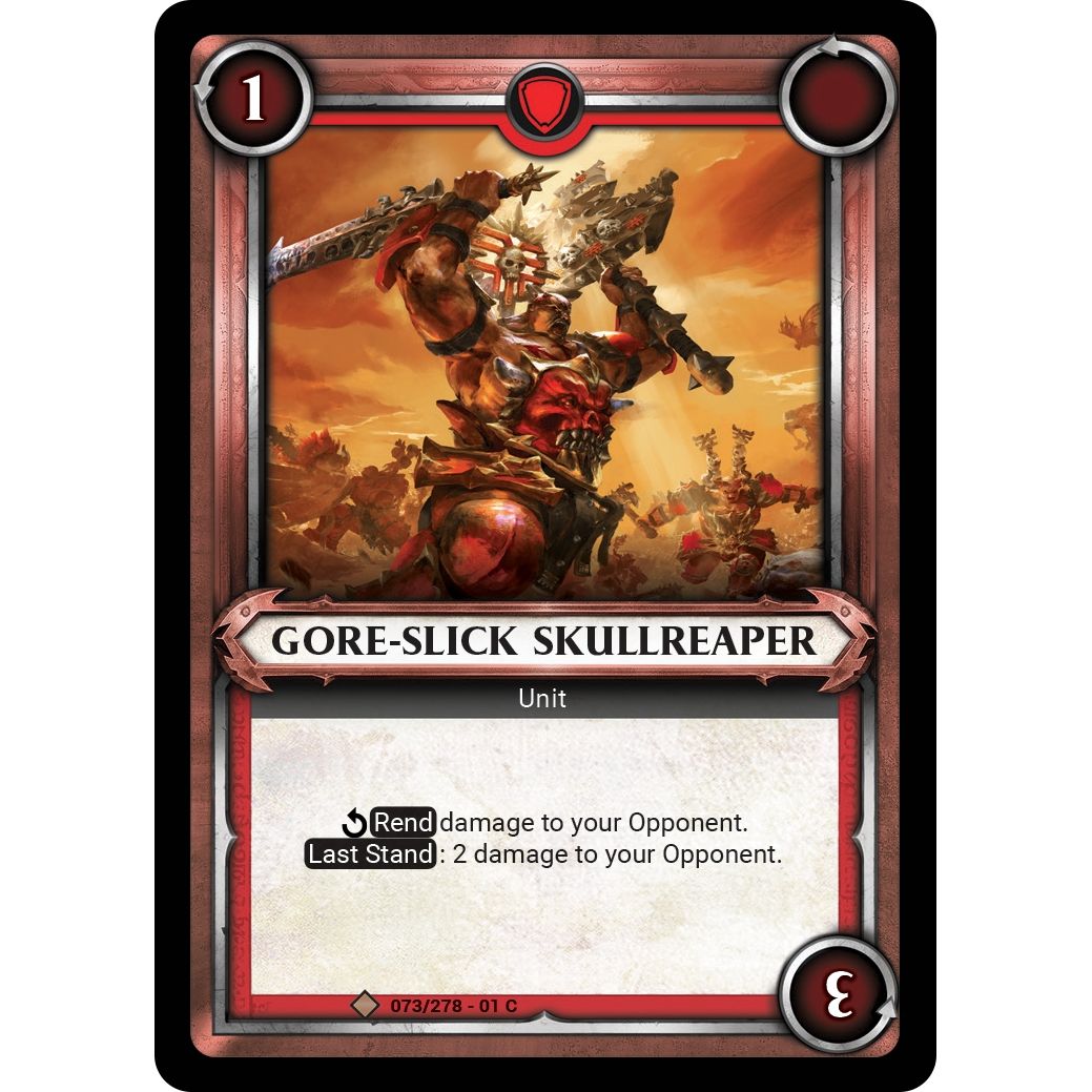 Image for Gore-Slick Skullreaper (Claimed) (073/278) (WHAOSC) - Warhammer Age of Sigmar Champions TCG