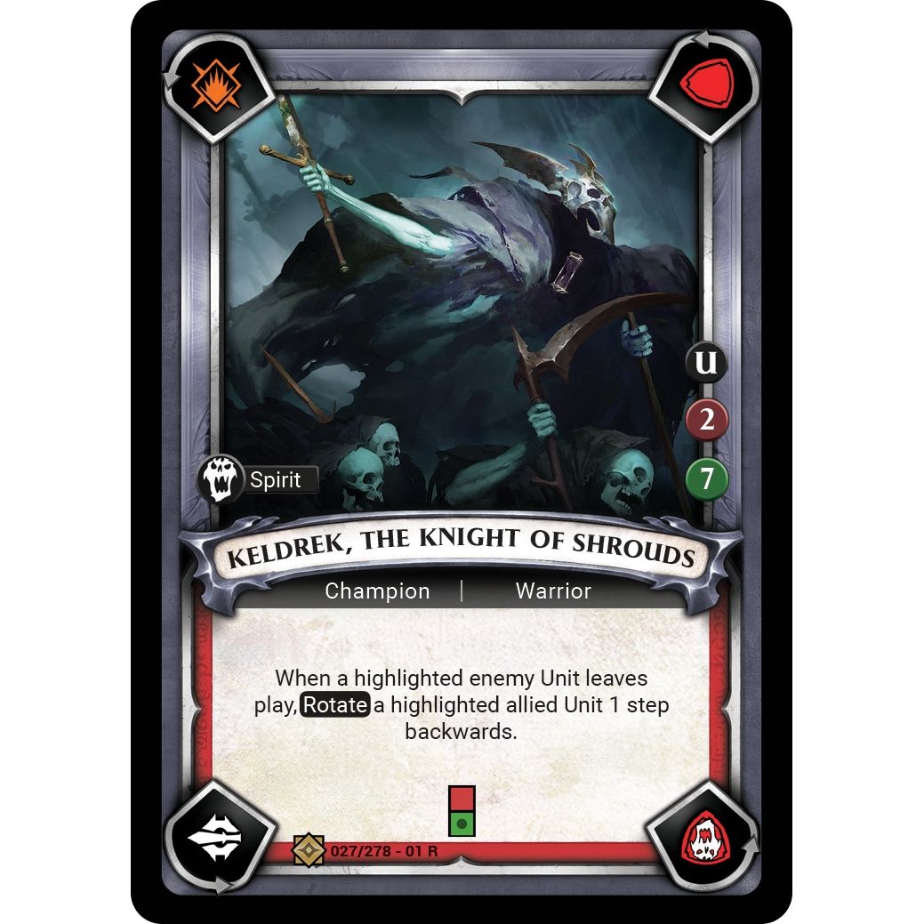 Image for Keldrek, the Knight of Shrouds (Unclaimed) (027/278) (WHAOSC) - Warhammer Age of Sigmar Champions TCG