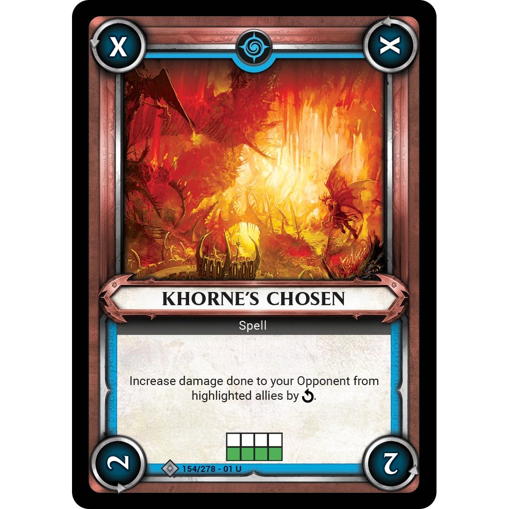 Image for Khorne's Chosen (Claimed) (154/278) (WHAOSC) - Warhammer Age of Sigmar Champions TCG