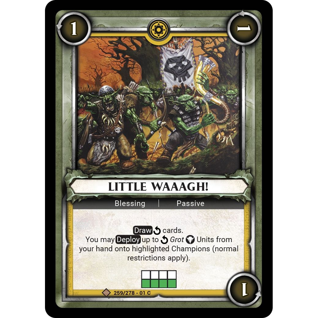 Image for Little Waaagh! (Claimed) (259/278) (WHAOSC) - Warhammer Age of Sigmar Champions TCG