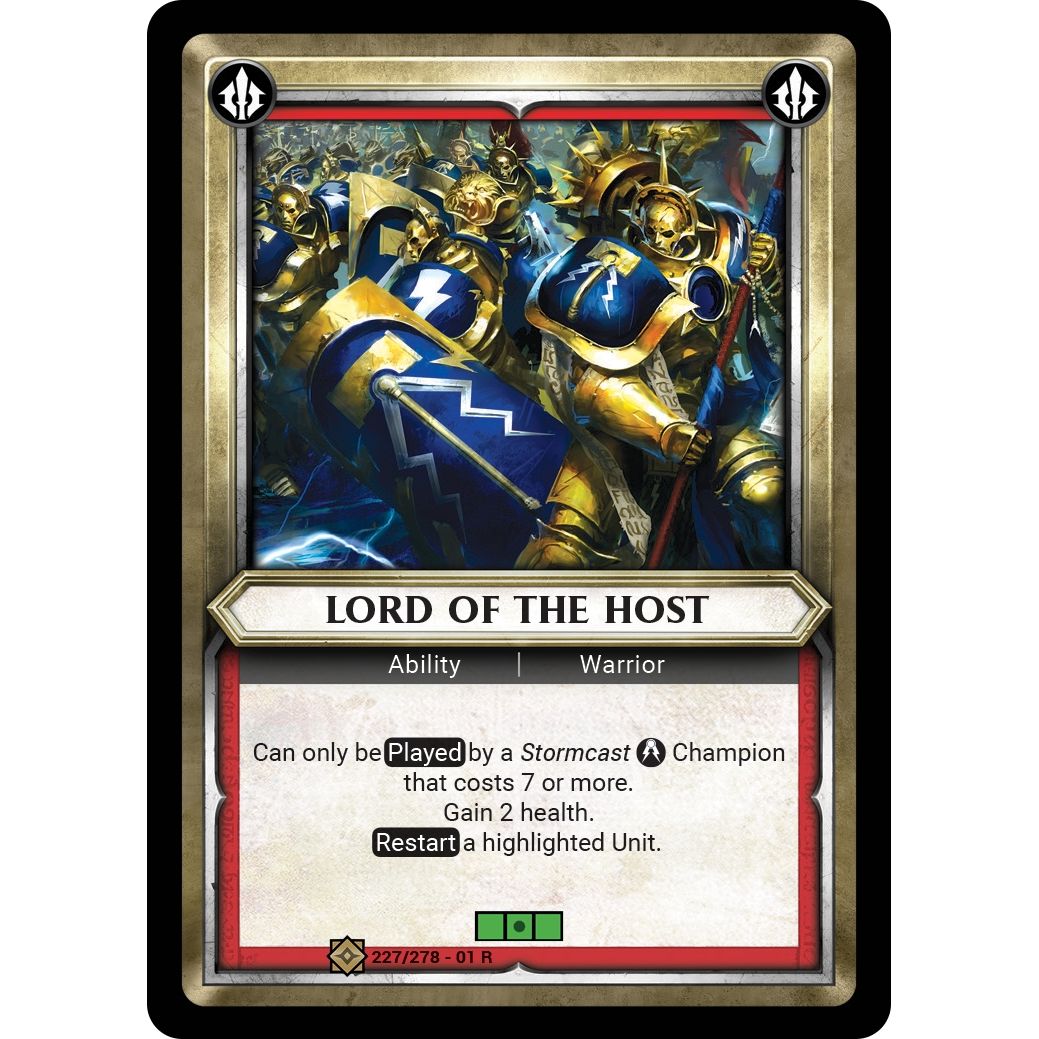 Image for Lord of the Host (Claimed) (227/278) (WHAOSC) - Warhammer Age of Sigmar Champions TCG