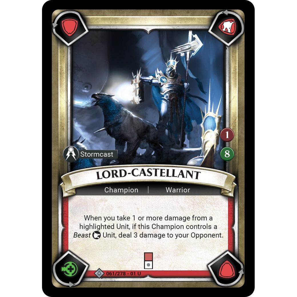Image for Lord-Castellant (Claimed) (061/278) (WHAOSC) - Warhammer Age of Sigmar Champions TCG