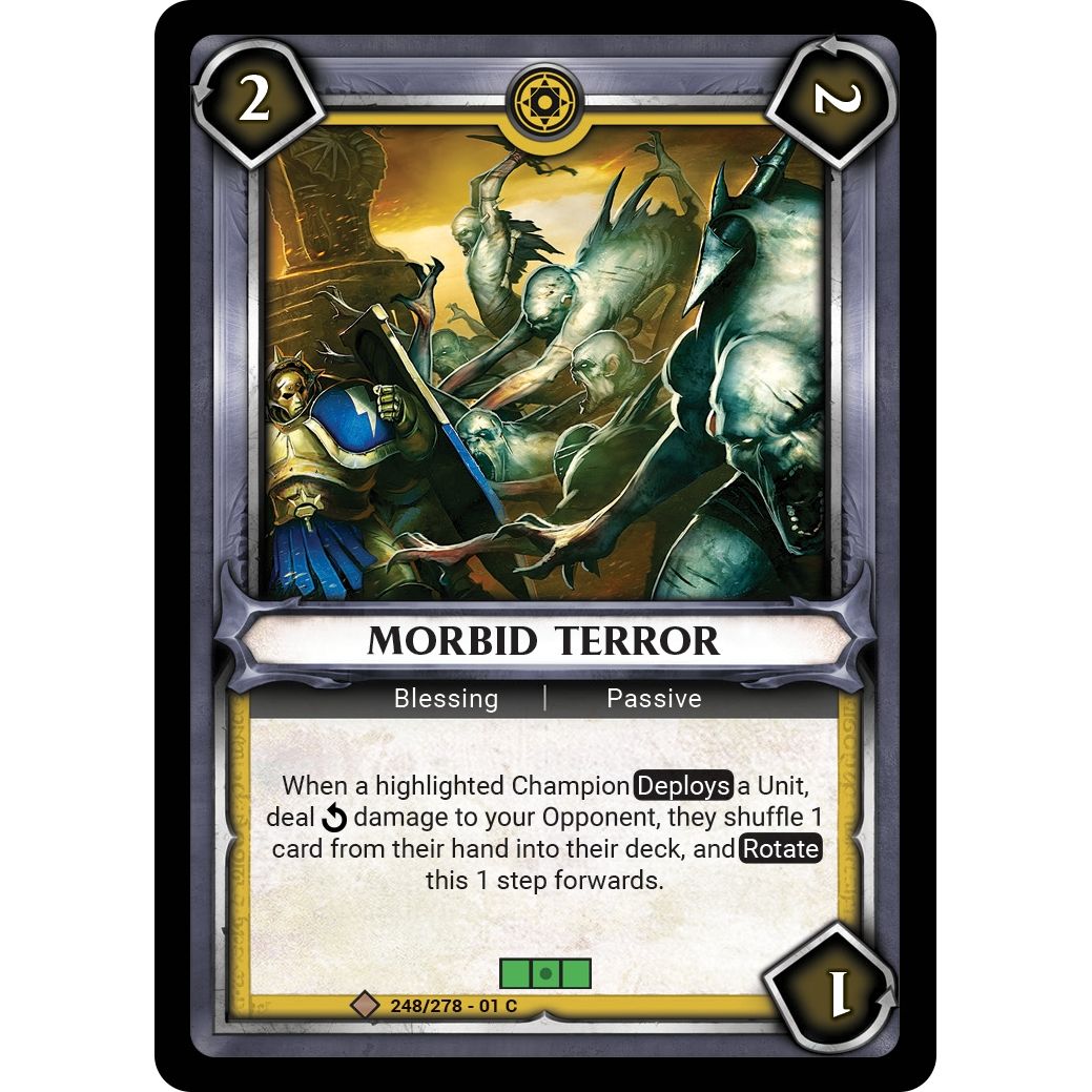 Image for Morbid Terror (Unclaimed) (248/278) (WHAOSC) - Warhammer Age of Sigmar Champions TCG