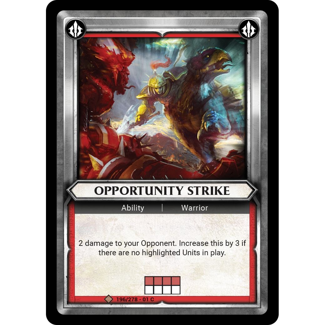 Image for Opportunity Strike (Claimed) (196/278) (WHAOSC) - Warhammer Age of Sigmar Champions TCG