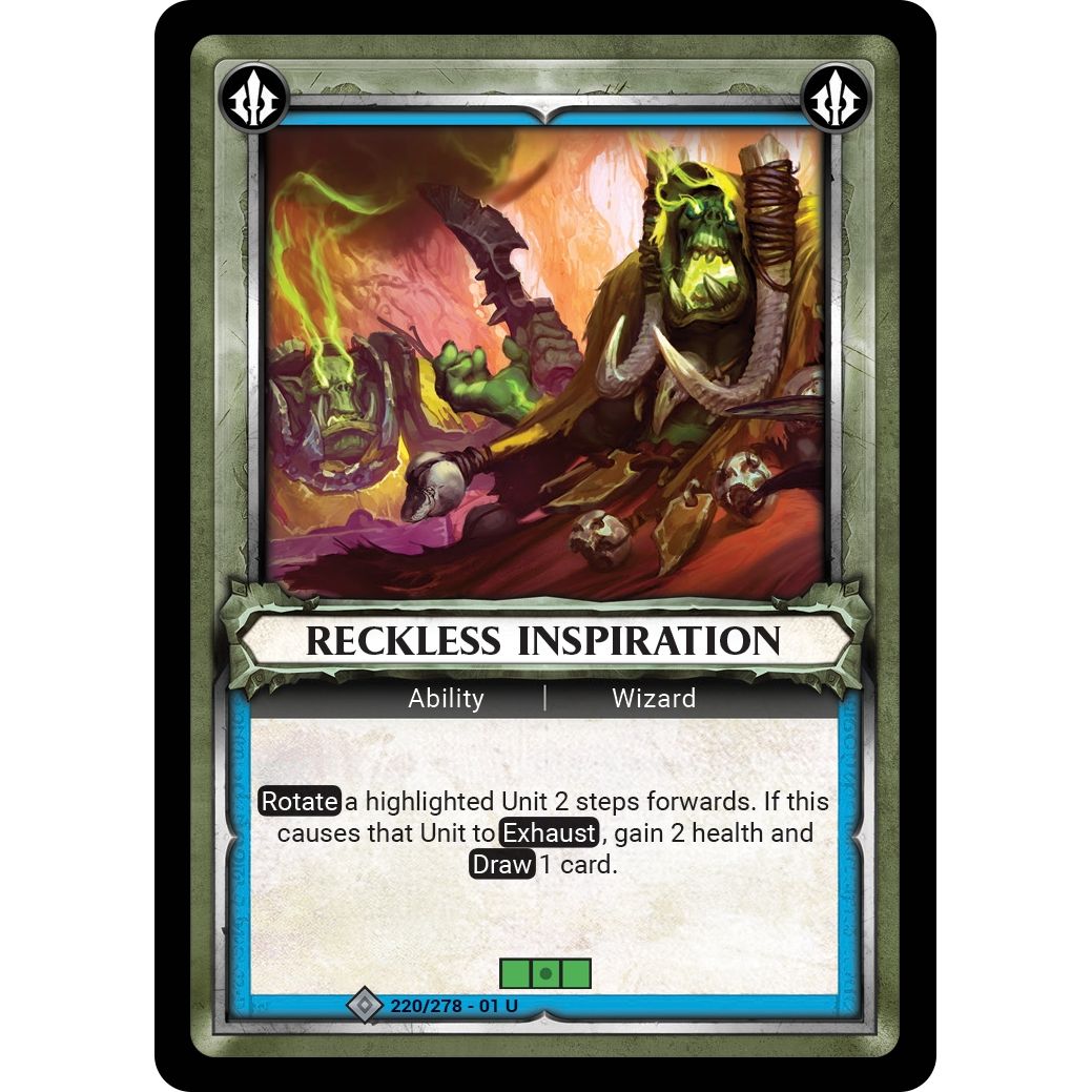 Image for Reckless Inspiration (Claimed) (220/278) (WHAOSC) - Warhammer Age of Sigmar Champions TCG