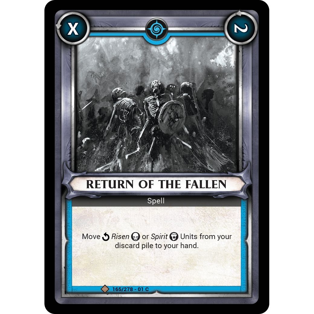 Image for Return of the Fallen (Claimed) (165/278) (WHAOSC) - Warhammer Age of Sigmar Champions TCG
