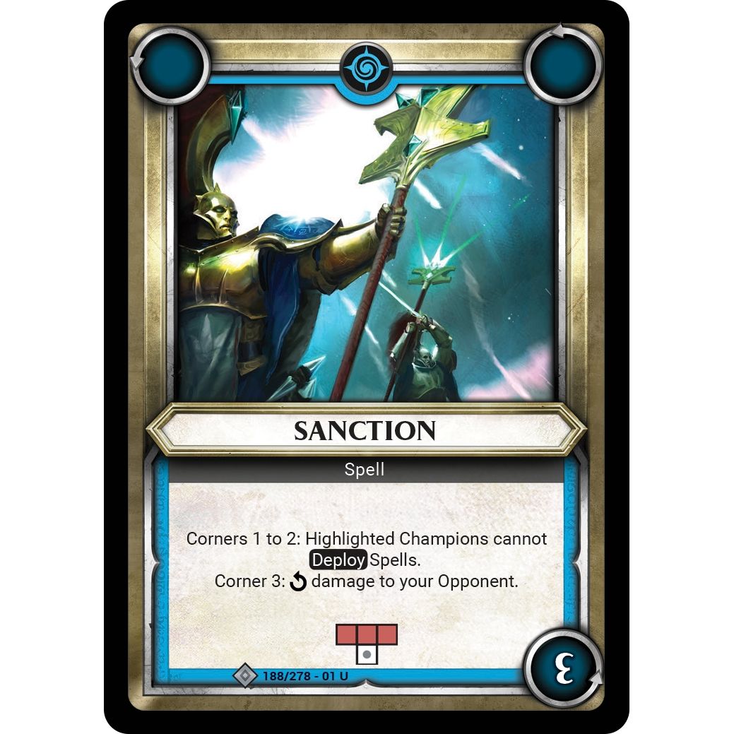 Image for Sanction (Claimed) (188/278) (WHAOSC) - Warhammer Age of Sigmar Champions TCG
