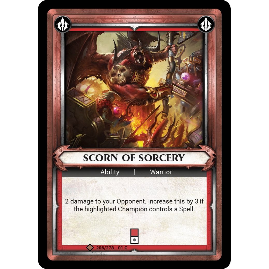 Image for Scorn of Sorcery (Unclaimed) (206/278) (WHAOSC) - Warhammer Age of Sigmar Champions TCG