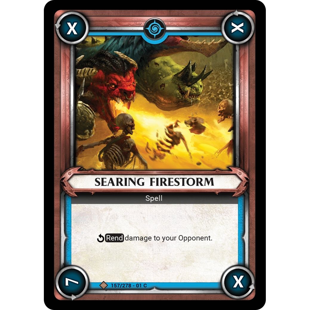 Image for Searing Firestorm (Claimed) (157/278) (WHAOSC) - Warhammer Age of Sigmar Champions TCG