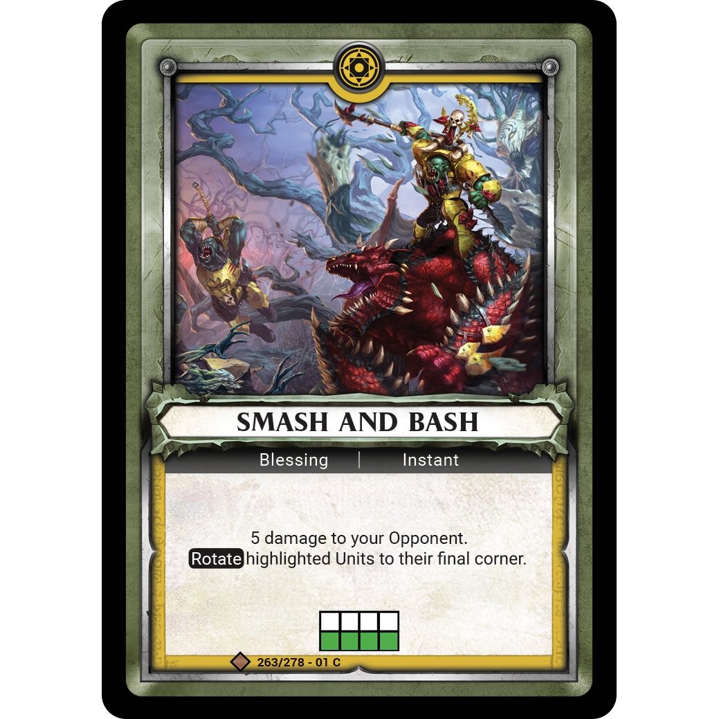 Image for Smash and Bash (Unclaimed) (263/278) (WHAOSC) - Warhammer Age of Sigmar Champions TCG