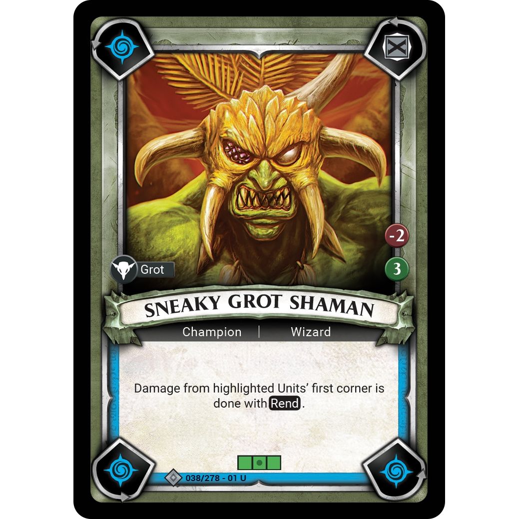 Image for Sneaky Grot Shaman (Claimed) (038/278) (WHAOSC) - Warhammer Age of Sigmar Champions TCG