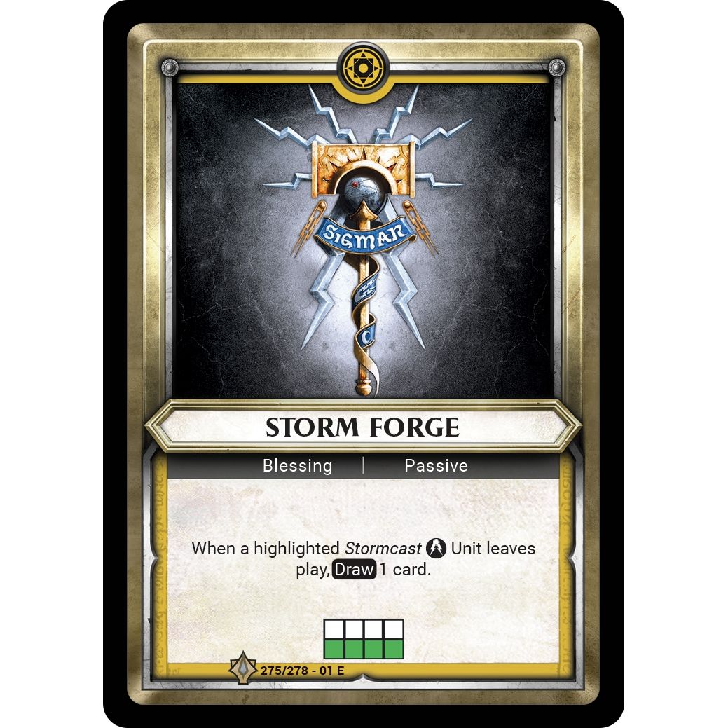 Image for Storm Forge (Claimed) (275/278) (WHAOSC) - Warhammer Age of Sigmar Champions TCG
