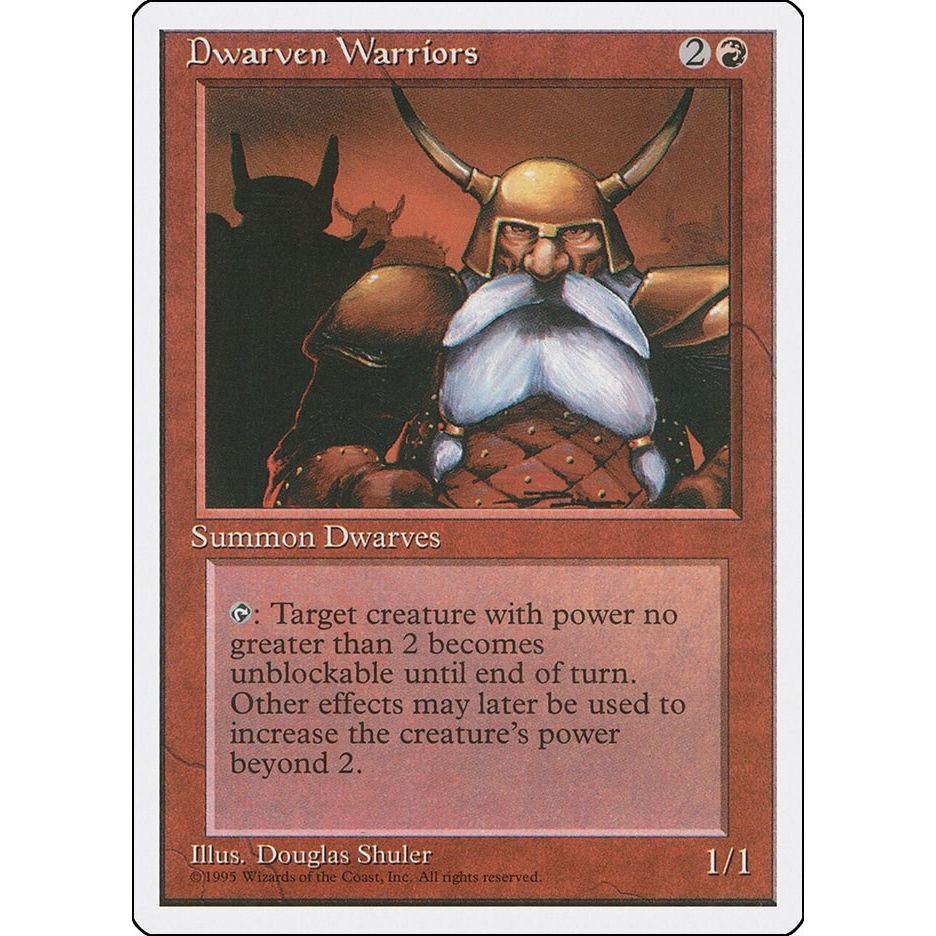 Image for Dwarven Warriors (4ED) - Magic: The Gathering