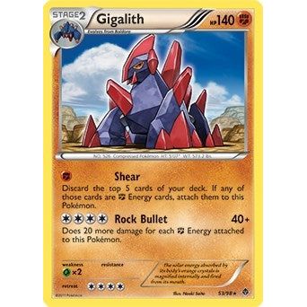 Image for Gigalith - 53/98 (Cracked Ice Holo) (053/098) (BLE) - Pokemon