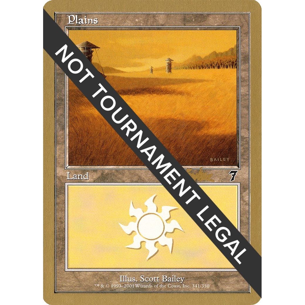 Image for Plains (341) - 2002 Brian Kibler (7ED) (WCD) - Magic: The Gathering