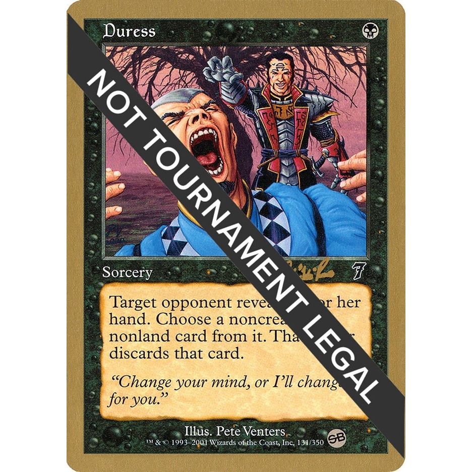 Image for Duress - 2002 Carlos Romao (7ED) (SB) (WCD) - Magic: The Gathering