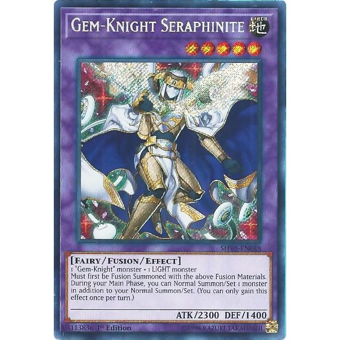 Image for Gem-Knight Seraphinite (SHVA-EN048) (SHVA) - YuGiOh