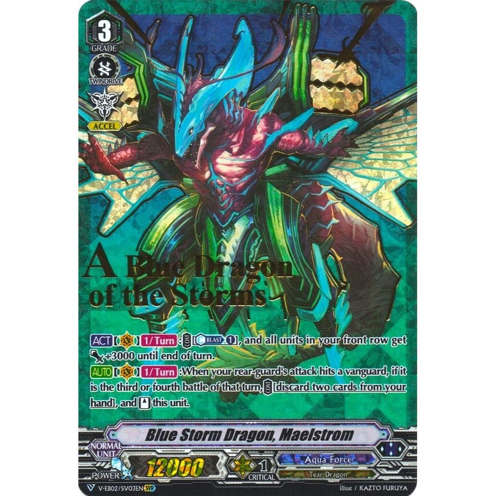 Image for Blue Storm Dragon, Maelstrom (SVR) (V-EB02/SV03EN) (V-EB02) - Cardfight Vanguard
