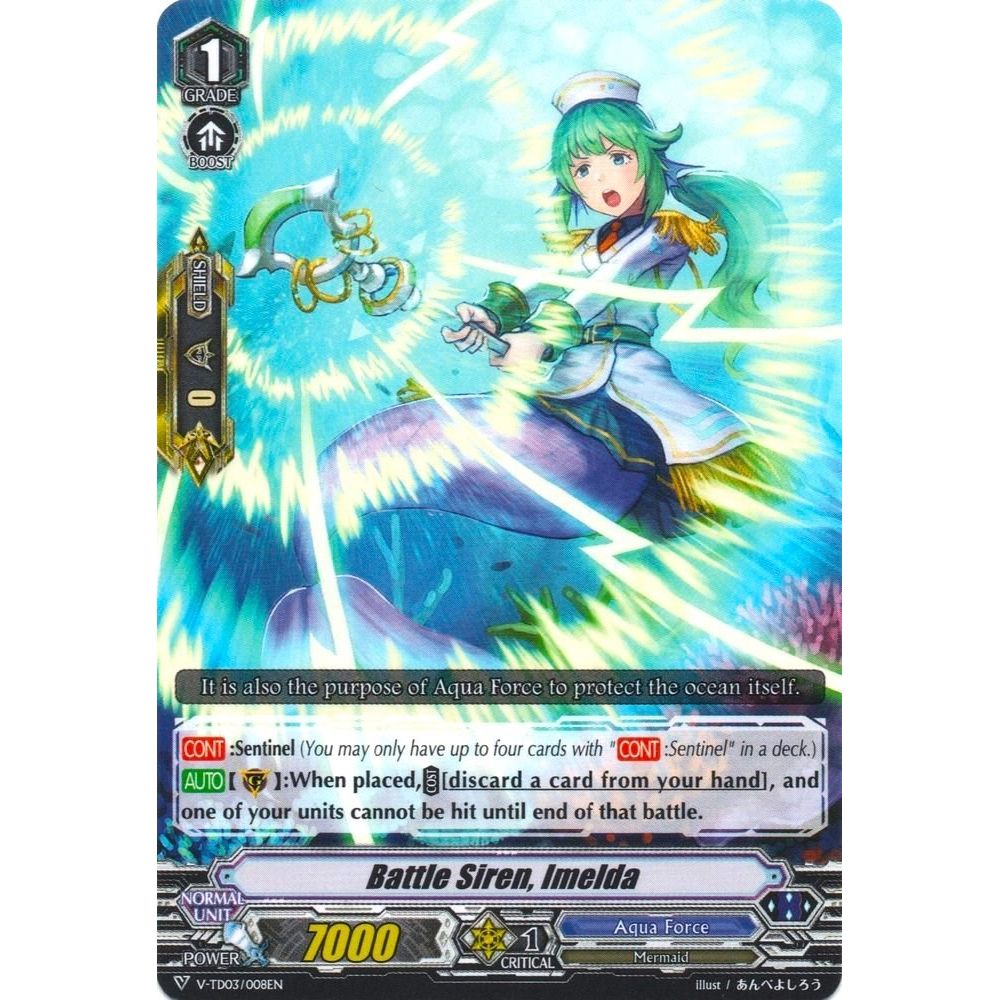 Image for Battle Siren, Imelda (V-TD03/008EN) (V-TD03) - Cardfight Vanguard