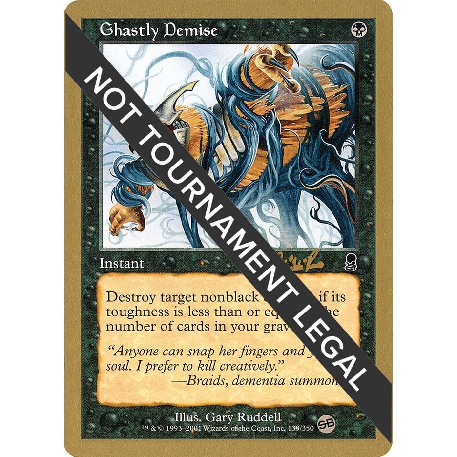 Image for Ghastly Demise - 2002 Carlos Romao (ODY) (SB) (WCD) - Magic: The Gathering