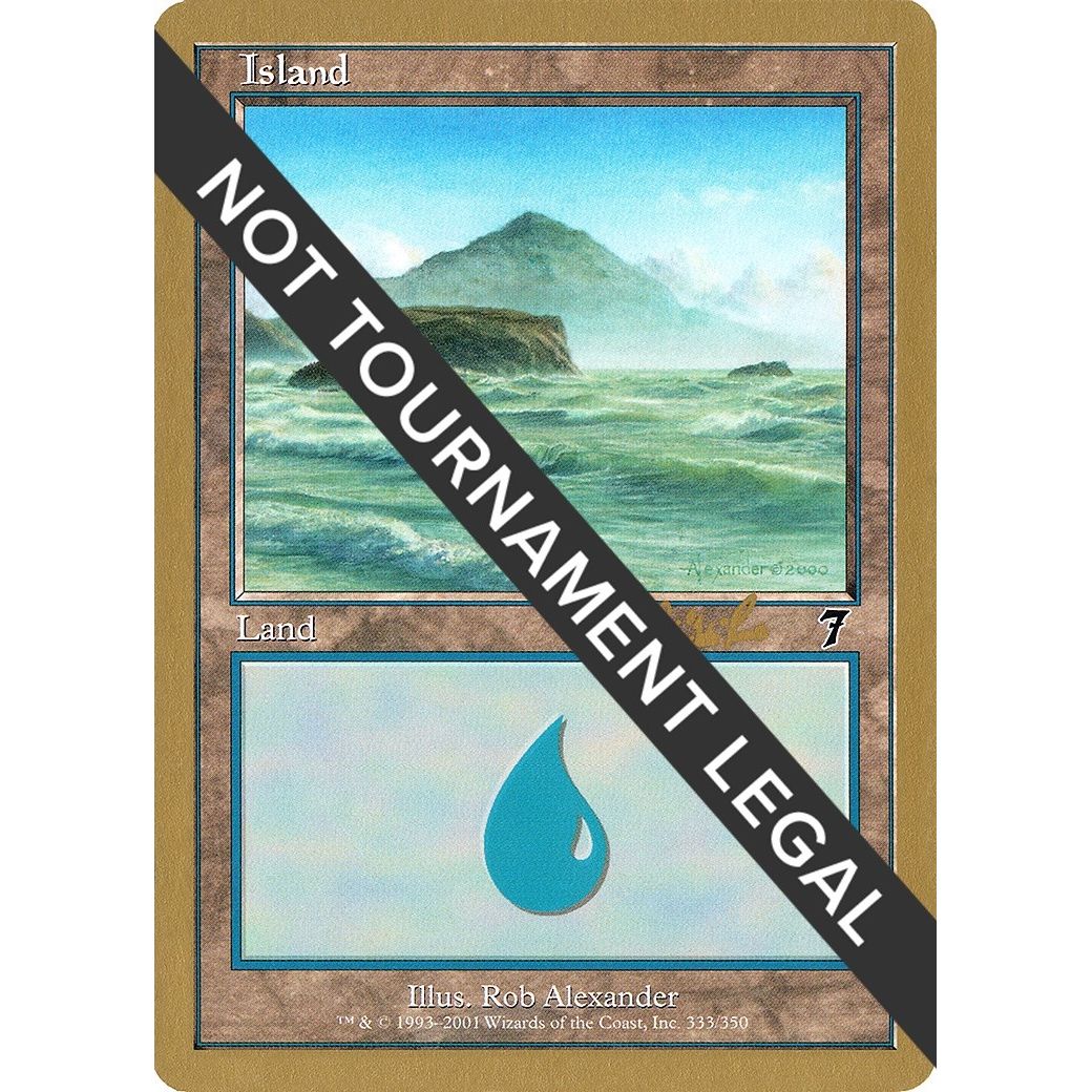 Image for Island (333) - 2002 Carlos Romao (7ED) (WCD) - Magic: The Gathering