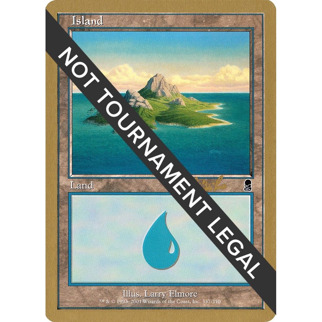 Image for Island (337) - 2002 Carlos Romao (ODY) (WCD) - Magic: The Gathering