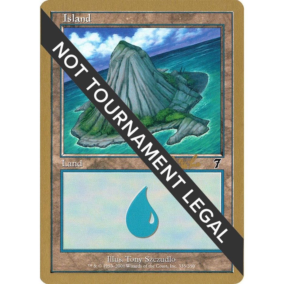 Image for Island (335) - 2002 Carlos Romao (7ED) (WCD) - Magic: The Gathering