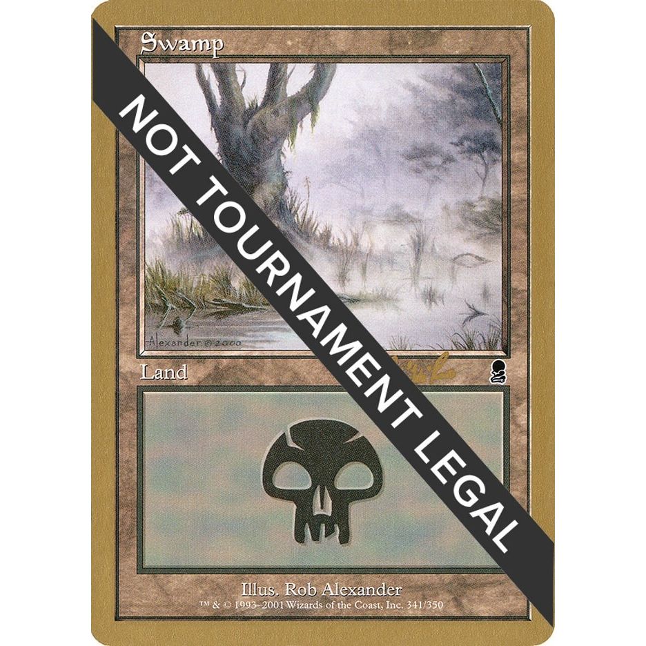 Image for Swamp (341) - 2002 Carlos Romao (ODY) (WCD) - Magic: The Gathering