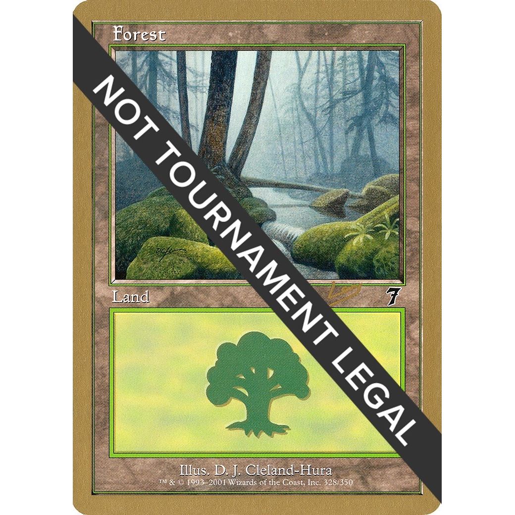 Image for Forest (328) - 2002 Raphael Levy (7ED) (WCD) - Magic: The Gathering